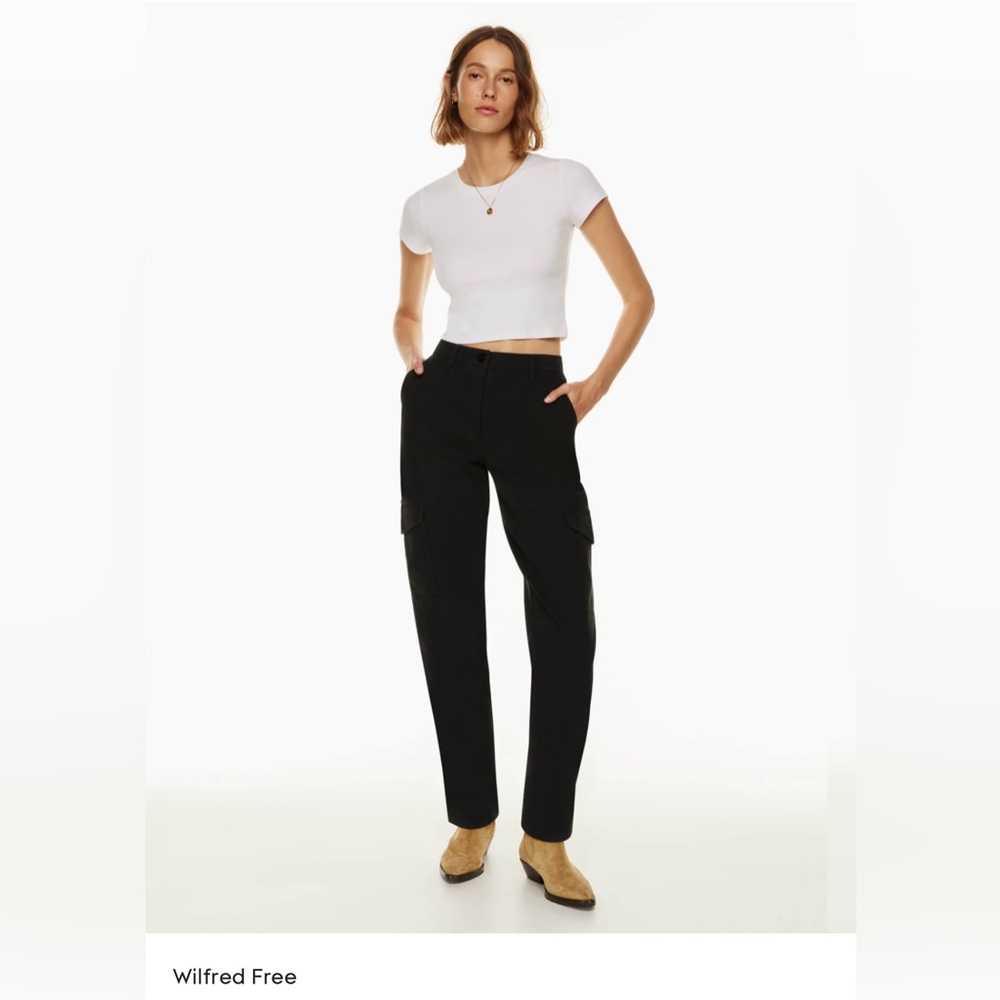 Aritzia Wilfred Free black Modern cargo pants size 2